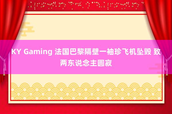 KY Gaming 法国巴黎隔壁一袖珍飞机坠毁 致两东说念主圆寂