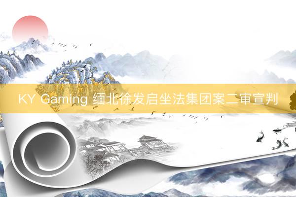 KY Gaming 缅北徐发启坐法集团案二审宣判